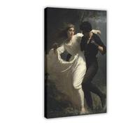 ZJIXAOSD Impression sur toile de style rétro Lilith And Her Lover Escape from the Garden, Dark (3) - Décoration murale pour maison, bar, restaurant, garage, café - 30 x 45 cm