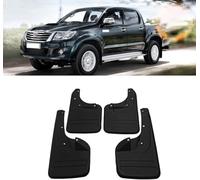 ZJIZOU Voiture Bavettes Garde Boue pour Toyota Hilux Vigo (12) 2006-2014,Durable Imperméable Avant Arrière Roue Protection Anti-Éclaboussures.