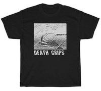 ZJKNKZ19 Sanya HUDU Death Grips Band Talented Album T-Shirt Funny Black Black Manches Courtes(Medium)