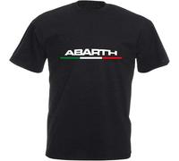 ZJKNKZ19 Zest Mens Short Sleeve Abarth T-Shirt Various F500 Abarth Car Enthusiast_4579 Black Manches Courtes(X-Large)