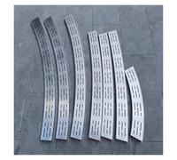 ZJKXJH Caniveau Exterieur Gouttières Linéaires Minces Personnalisables, Gouttière en Acier Inoxydable en Forme de U pour Cour/Terrasse, Système de Drainage de Tranchée Épaissi(2 Pack,LxWxH-100x5x5cm)