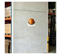 ZJKXJH Porte-chapeaux Support Mural pour Casques de Chantier, Support Mural pour Casques de Sécurité Présentoir pour Casques de Chantier, Organisateur Robuste pour Chantiers(Single Grid)