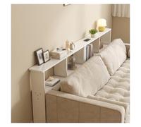 ZJKXJH Table Console étroite 2 Pièces Table Derrière Le Canapé, Table Basse, Table Console À Double Niveau avec Rangement, Tables D'entrée Étroites pour Couloir(B-2 pcs,55.1x5.9x33.5in/140x15x85cm)