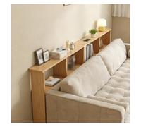 ZJKXJH Table Console étroite 2 Pièces Table Derrière Le Canapé, Table Basse, Table Console À Double Niveau avec Rangement, Tables D'entrée Étroites pour Couloir(A-2 pcs,47.2x3.9x33.5in/120x10x85cm)