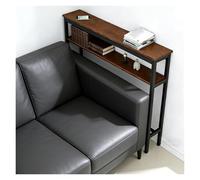 ZJKXJH Table Console étroite Étagère Double Couche pour Canapé avec Rangement, Table Derrière Le Canapé pour Petits Espaces, Table Console Étroite pour Entrée(150x15x100cm/59.1x5.9x39.4in)