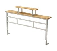 ZJKXJH Table Console étroite Table Arrière de Canapé Étroite Réglable, Tables Maigres Derrière Le Canapé pour L'entrée, Le Salon, L'entrée, Les Tables de Console(C,140x15cm/55.1x5.9in)