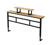 ZJKXJH Table Console étroite Table Arrière de Canapé Étroite Réglable, Tables Maigres Derrière Le Canapé pour L'entrée, Le Salon, L'entrée, Les Tables de Console(A,150x20cm/59.1x7.9in)