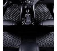 zjlgs Tapis de Sol en Cuir pour BMW Série 5 2017-2023 G30/G31, Tapis de Sol Auto en Cuir Véritable Tapis d'Intérieur Durable,Black