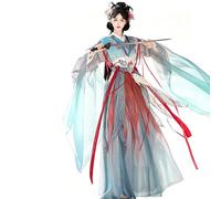 ZJLZJLO Robe Hanfu De Guerrière - Costume De Guerrière Chinoise Ancienne,XL,Green