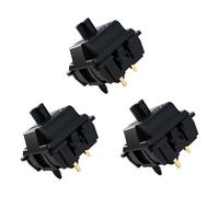 Zjmehty Gateron Oil King 3.0 Commutateurs à broches pour clavier mécanique, 5 broches 55 gf linéaire/pré-lubrifiés/triple améliorés (108 pièces, Oil King)