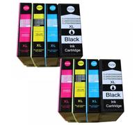 ZJNWTVUH Cartouche d'encre Compatible Compatible avec PGI-2500 2500XL, conçue Compatible avec Les imprimantes MAXIFY IB4080 MB5080 IB4070 MB5070(8PK-2BK 2C 2M 2Y)