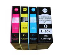 ZJNWTVUH Cartouche d'encre Compatible Compatible avec PGI-2500 2500XL, conçue Compatible avec Les imprimantes MAXIFY IB4080 MB5080 IB4070 MB5070(4PK-BK C M Y)