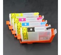 ZJNWTVUH Cartouches d'encre Rechargeables Compatible avec imprimantes 915 915XL, avec Puce Longue durée, Compatible avec imprimantes 8010 8012 8013 8014 8015 8017 8018, compatibilité(1 Set)