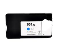 ZJNWTVUH Compatible avec Les Cartouches d'encre 950XL 951XL 950 951 Compatible avec Officejet Pro 8100 8600 8610 8620 8630 251dw 276dw, Ajustement Universel, Remplacement Tiers(Cyan)