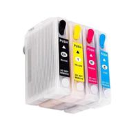 ZJNWTVUH Jeu de Cartouches d'encre Rechargeables avec Puce Arc Compatible avec diverses imprimantes, notamment XP3100 XP3105 WF2830DWF WF2835DW WF2850DWF WF2810DWF