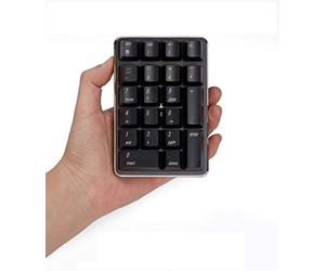 ZJP-dzsw Clavier à Une Main 21 2.4G sans Fil clé mécanique pavé numérique for Ordinateur Portable, de Bureau, la comptabilité financière Clavier sans Fil (Color : Gateron Brown Axis)