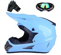 ZJRA Jeunesse Casques De Moto,Casque Cycliste pour Enfants,Garçon Et Fille Scooter De Ski VTT Casque,Dot/ECE Certification,Convient pour Toutes Les Saisons,6,S