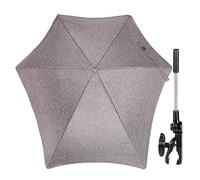 ZjRight Parasol Universel, 70 cm Ombrelle pour Poussette, Protection UV 50+, pour Poussette et Buggy - Gris Clair
