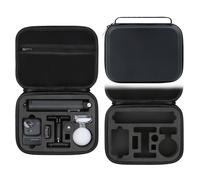 ZJRXM Insta360 GO Ultra Creator Bundle Sac de transport en PU pour accessoires d'appareil photo Insta360 GO Ultra Support à changement rapide Pendentif magnétique Trépied Grande capacité, Noir