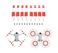 ZJRXM Lot de 8 hélices silencieuses pour drone DJI Mini 3 - Pièce de rechange pour drone DJI Mini 3 (D)