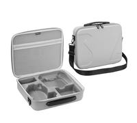 ZJRXM Sac pour DJI Flip Fly More Combo, sac de voyage portable en PU pour accessoires de drone DJI Flip et télécommande RC 2/RC-N3, gris, 32.1x27.6x8.8cm