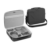 ZJRXM Sac pour DJI Flip Fly More Combo, sac de voyage portable en PU pour accessoires de drone DJI Flip et télécommande RC 2/RC-N3, Noir , 32.1x27.6x8.8cm