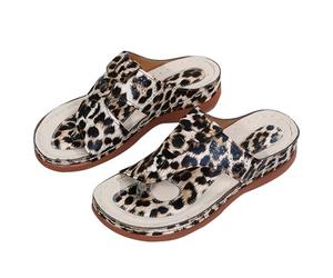 ZJTBDATG Sandales Orthopediques Femme D'été Hallux Valgus Mode Bout Ouvert Plateforme Pantoufles Compensées Antidérapant Et Résistant À l'usure Confortables Chaussures De Plage,C,38 EU