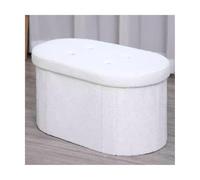 ZJTHY Chenille Ottomans avec FIBERNEBORD Oval pood TOUELL