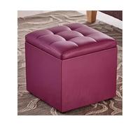 ZJTHY Cuir Ottomans à Haute résilience éponge élégante Small Small Ottoman Dort Tabouret de vanité Robuste