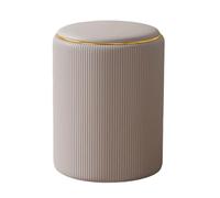 ZJTHY Cuir Ottomans avec Cadre en Bois High-Resilience Foot Foot Reste Ottoman Round Small Ottoman Dort