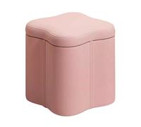 ZJTHY Cuir Ottomans avec Cadre en Bois Sauveau d'espace Pied Reste Poute avec Rangement Tabouret de Rangement à Haute résilience Ottoman