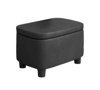 ZJTHY Cuir Ottomans avec Cadre en Bois Tabouret de Rangement Multifonctionnel High Resilience Poott-to-Tool élégant