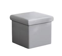 ZJTHY Cuir Ottomans avec Doublure Non tissée en Mousse Haute résilience Tabouret de Rangement Pliable Ottoman Tabouret en Pouf Court Moderne