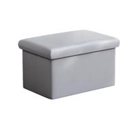 ZJTHY Cuir Ottomans avec Doublure Non tissée en Mousse Haute résilience Tabouret de Rangement Pliable Ottoman Tabouret en Pouf Court Moderne
