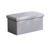 ZJTHY Cuir Ottomans avec Doublure Non tissée en Mousse Haute résilience Tabouret de Rangement Pliable Ottoman Tabouret en Pouf Court Moderne