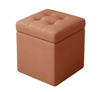 ZJTHY Fiber synthétique Ottomans avec Cadre en Bois Force à Haute résilience Ottomans Compact Pouf Pouf Plo