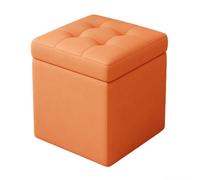 ZJTHY Fiber synthétique Ottomans avec Cadre en Bois Force à Haute résilience Ottomans Compact Pouf Pouf Plo