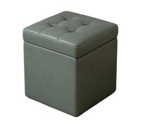 ZJTHY Fiber synthétique Ottomans avec Cadre en Bois Force à Haute résilience Ottomans Compact Pouf Pouf Plo
