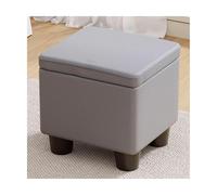 ZJTHY Fiber synthétique Ottomans avec Cadre en Bois Forme à Haute résilience Ottomans Tabouret de vanité compacte de Mousse de Mousse de Rangement caché