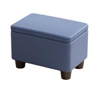 ZJTHY Fiber synthétique Ottomans avec Cadre en Bois Forme à Haute résilience Ottomans Tabouret de vanité compacte de Mousse de Mousse de Rangement caché