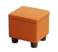 ZJTHY Fiber synthétique Ottomans avec Cadre en Bois Forme à Haute résilience Ottomans Tabouret de vanité compacte de Mousse de Mousse de Rangement caché
