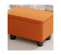 ZJTHY Fiber synthétique Ottomans avec Cadre en Bois Forme à Haute résilience Ottomans Tabouret de vanité compacte de Mousse de Mousse de Rangement caché