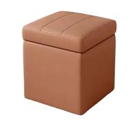ZJTHY Fiber synthétique Ottomans avec Cadre en Bois Forme Haute résilience Ottomans Sturdy Ottoman Poot Recking 11,8 x 13,7 Pouces