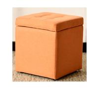 ZJTHY Lin Ottomans avec Rangement carré de Cadre en Bois Poute de Rangement Ottoman élégant