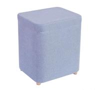 ZJTHY Mélange de Fibres Ottomans avec Cadre en Bois Haute résilience tabourets de Pied éponge de Rangement Couverture de siège Amovible Ottoman Amovible