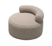 ZJTHY Mélange de Fibres Ottomans avec Cadre en Bois High Rebound Sponge Foot Rest Tool Sturdy Small Ottoman Dorm avec Rangement