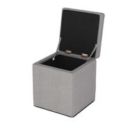 ZJTHY Mélange de Fibres Ottomans avec Cadre en Bois High Rebound Sponge Foottols Hidden Storage Foot Tabourets Sauver l'espace Ottoman