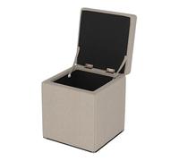ZJTHY Mélange de Fibres Ottomans avec Cadre en Bois High Rebound Sponge Foottols Hidden Storage Foot Tabourets Sauver l'espace Ottoman