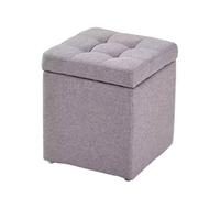 ZJTHY Mélange de Fibres Ottomans Foam Haute résilience Small Ottoman dort-Tool Compact Save Save Space Pottoman Tool