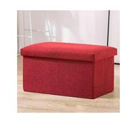 ZJTHY Mélange de Fibres Ottomans Haute résilience éponge Ottoman selles de Pied Robustes Banc Pliable rectangulaire Pliable avec Rangement